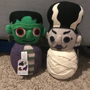 *Rare* Felt Bride of Frankenstein Halloween Decor